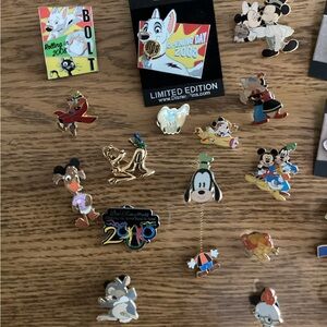 Assortment of 31 Disney themed Pins